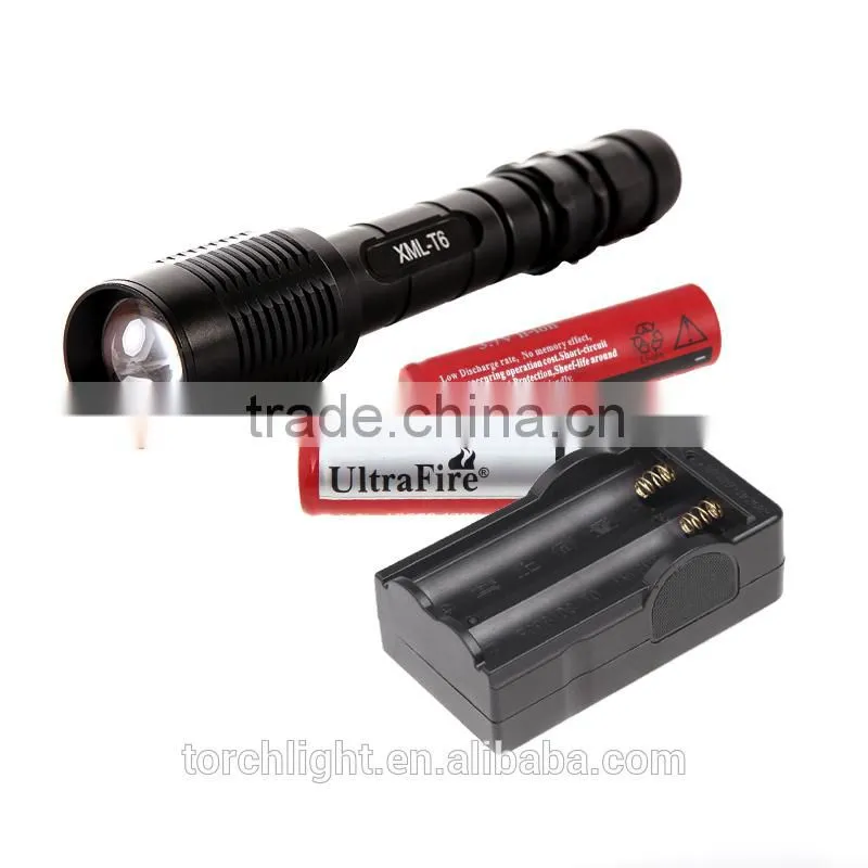 Mini Handy Portable Outdoor Zoomable Adjustable Focues LED Flashlight CRE E 3 Mod Torch Light Lamp