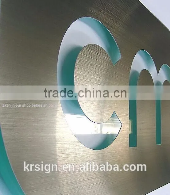 3d acrylic mini letter sign of company logo for advertising