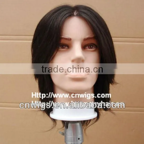 Premium Quality human hair training head/hairdressing training heads