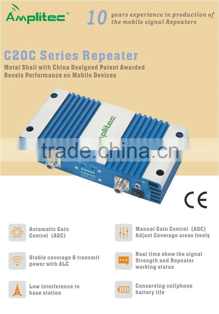 Home Office Basement Indoor cellular DCS 1800MHz enhancer / LTE 1800 Cell Signal Booster Repeater