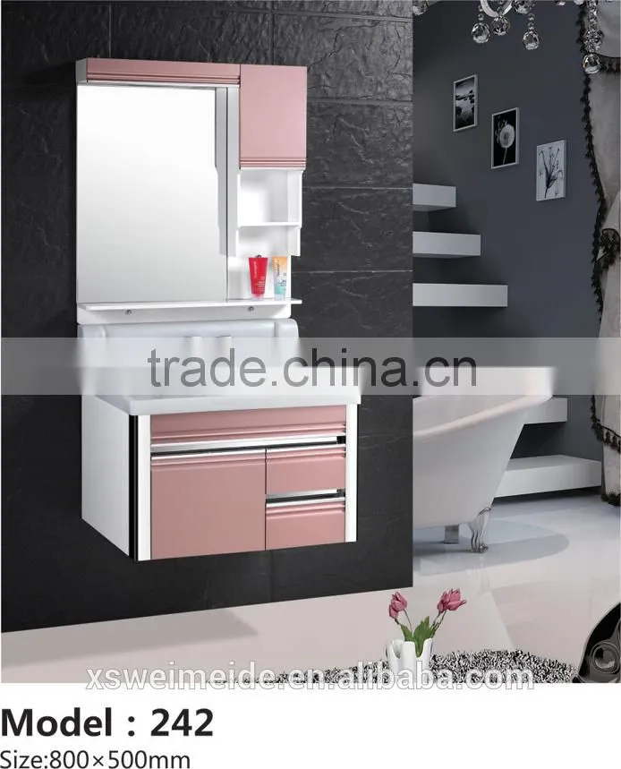 Modern Hot Sell PVC Bathroom Cabinet(WMD-242)