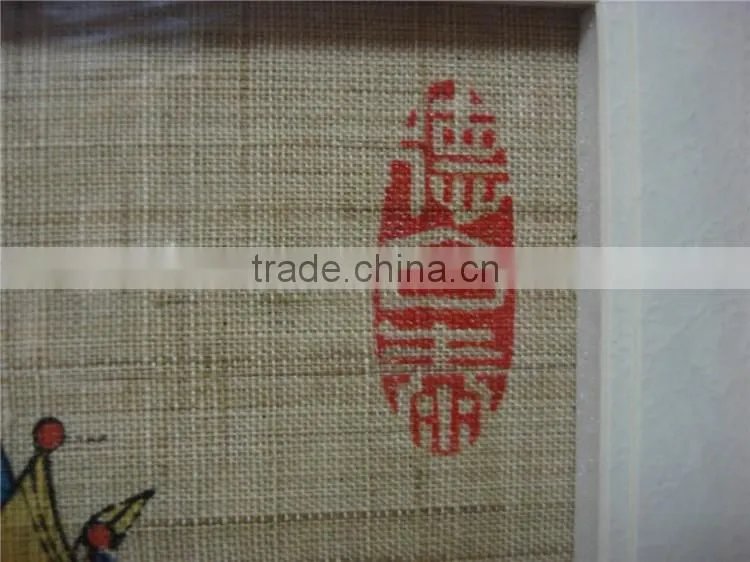 New Year Painting Of Grass Cloth as a gift