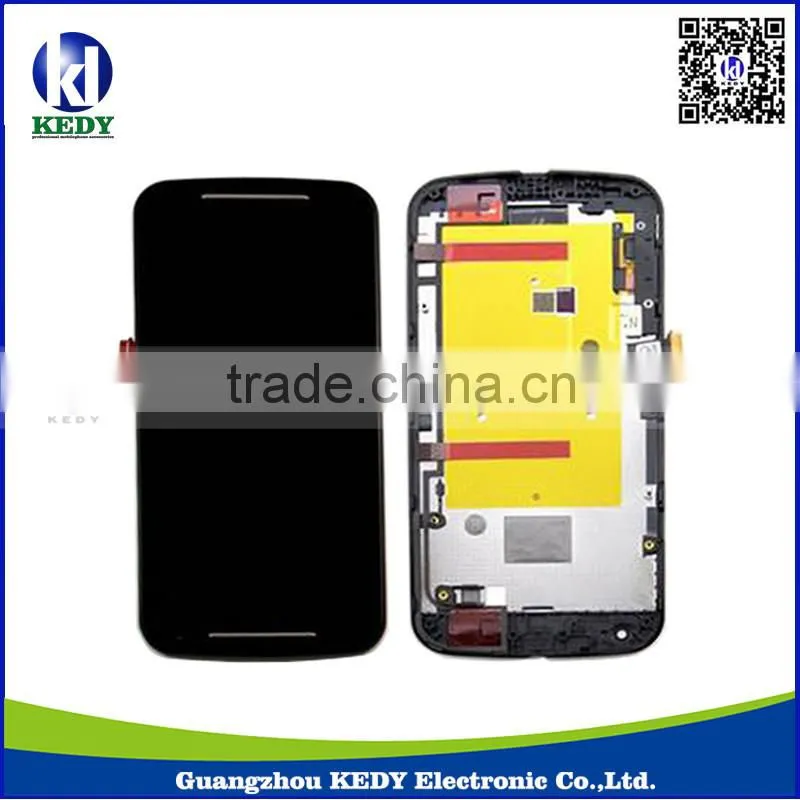 Original Black LCD Touch Screen Digitizer,LCD with Frame Assembly For Motorola MOTO G2 2 gen