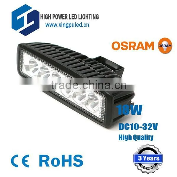 Osram 6 inch DC12V-24V 18W led work light, 2014 new design, hot sales!