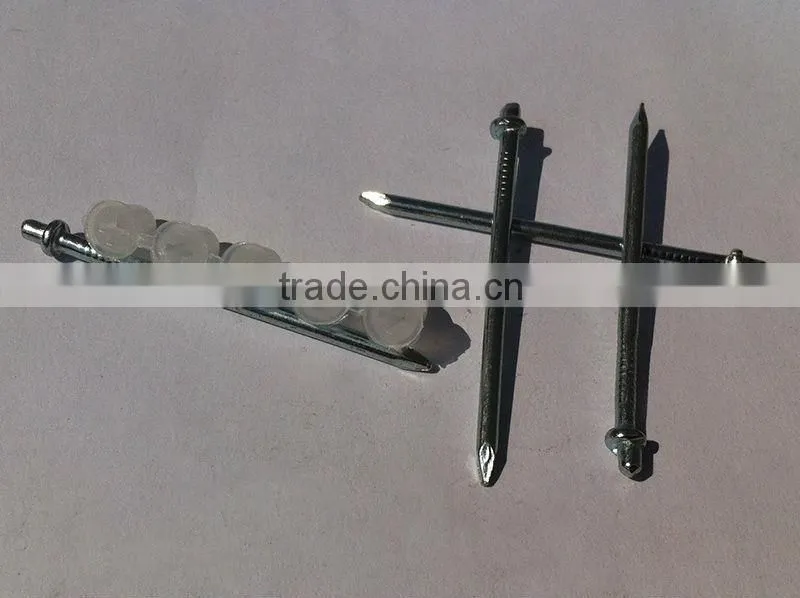 Spot Welding Pins With Plastic Caps For Self Adhesive Pin