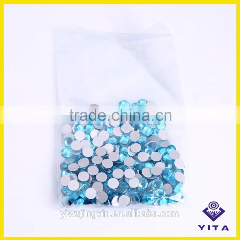 Wholeale loose machine cut non hotfix rhinestone flatback for garments