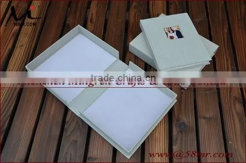 Fabric Linen Photo Album Book Packaging Box