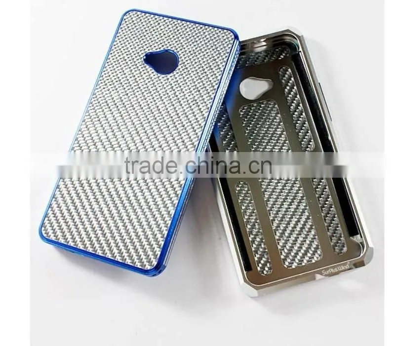 for HTC ONE M7,Carbon Fiber Case for HTC ONE M7