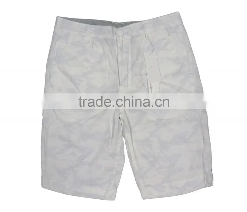 Army camouflage fatigue shorts