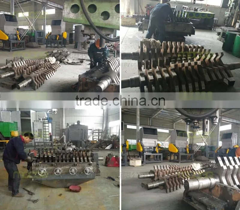 Powerful plastic crusher machine