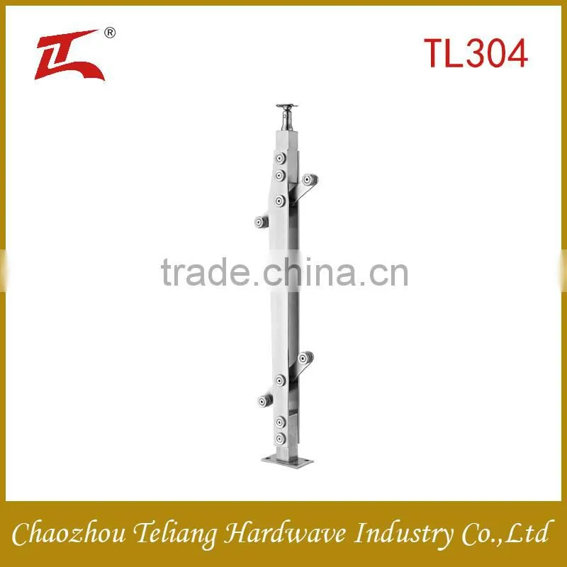 balcony stainless steel railing grill design stone baluster railing