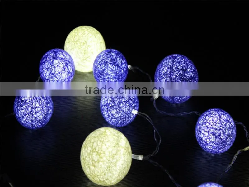 Funny Mix Cotton Ball light Patio Party cotton ball String Lights