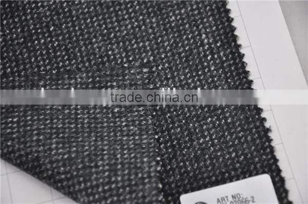Wholesale high quality wool nylon woolen costume tweed fabric