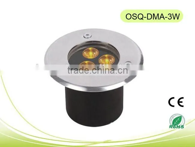 Hot sales CE/RoHS approval, IP65 waterproof outdoor with low price LED Underground Light 3W