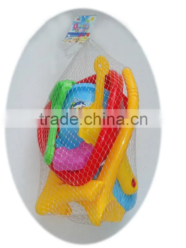 Wheel Barrow Play Set,Beach Toy Set With Varied Sand Molds,Beach Tools