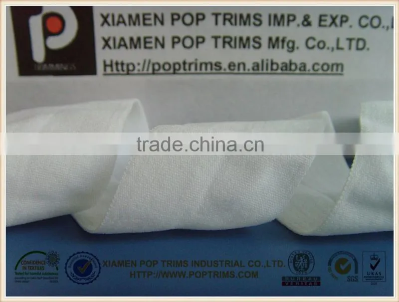 Centerfold elastic webbing, tape