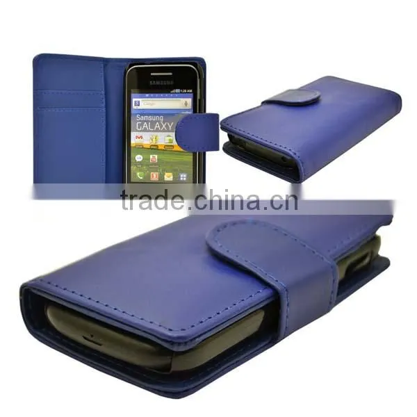 sleeping mode cell mobile phone case/PU leather case for Samsunng galaxy ace plus S7500