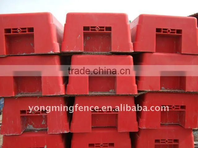 concrete temporary fence feet