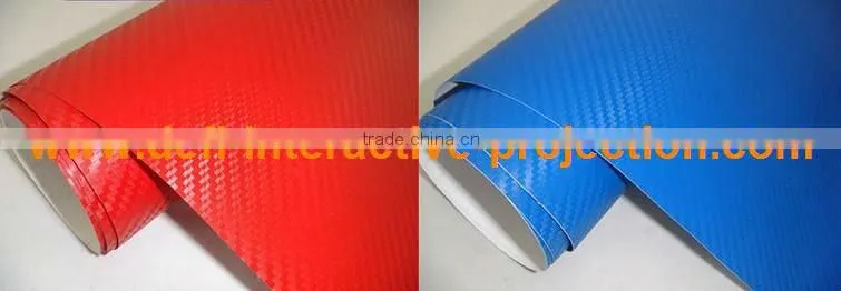 Best price great promotion black 3D carbon fiber vinyl film