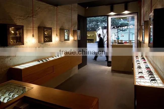 China Factory Made High Quality Best Design Wooden Watch Store Display