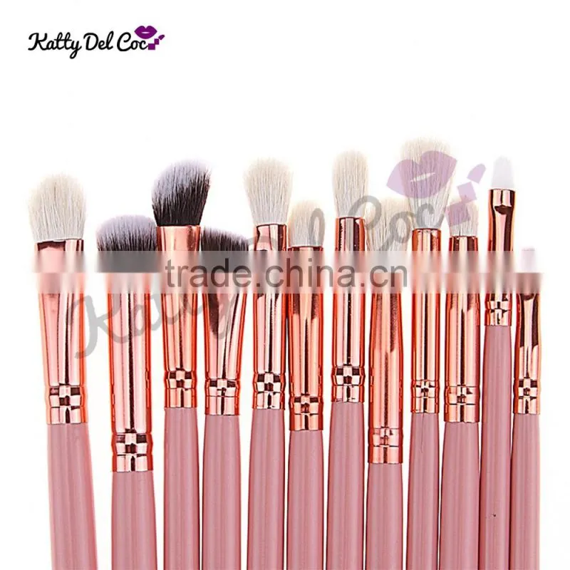 Beauty killer rose gold professional makeup brush set whole sale