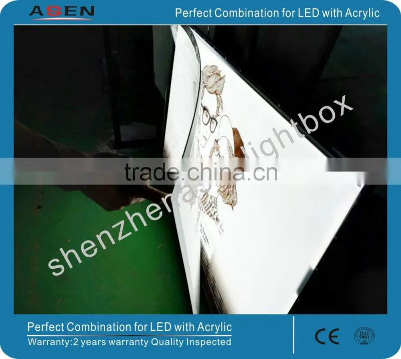 A0 Illuminated Magnetic Advertising Magnetic Light Box