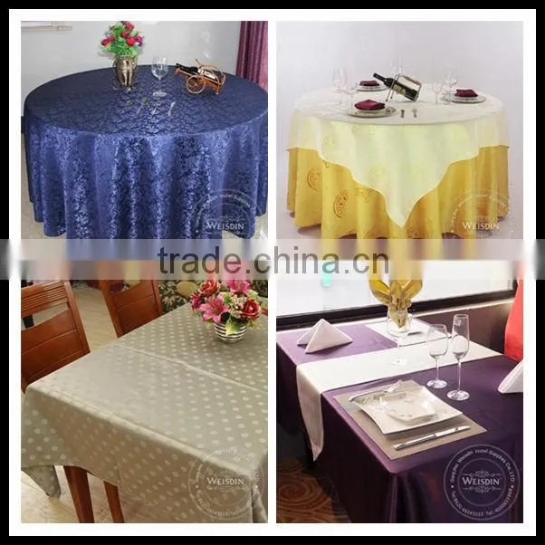 Guangzhou wholesale hotel restaurant luxury banquet wedding rosette table cloth