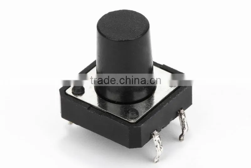 12*12*12 with black knob tact switch apply for electrical appliance