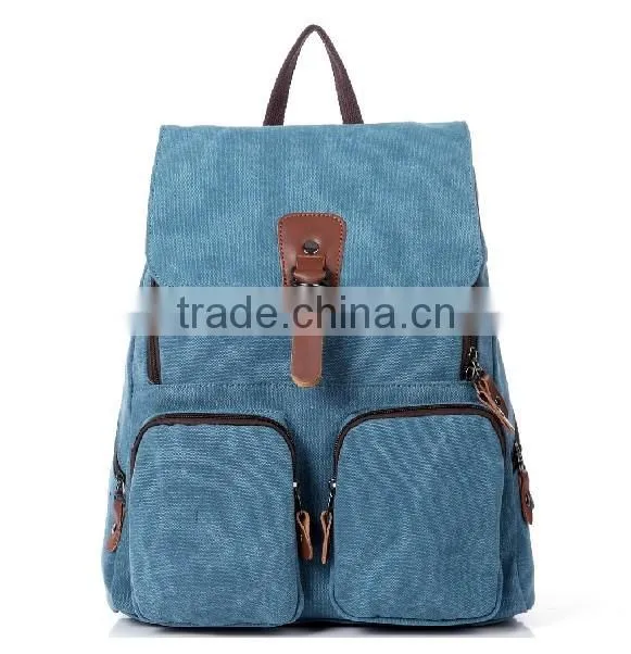 luxury pu backpack,durable laptop bag for women
