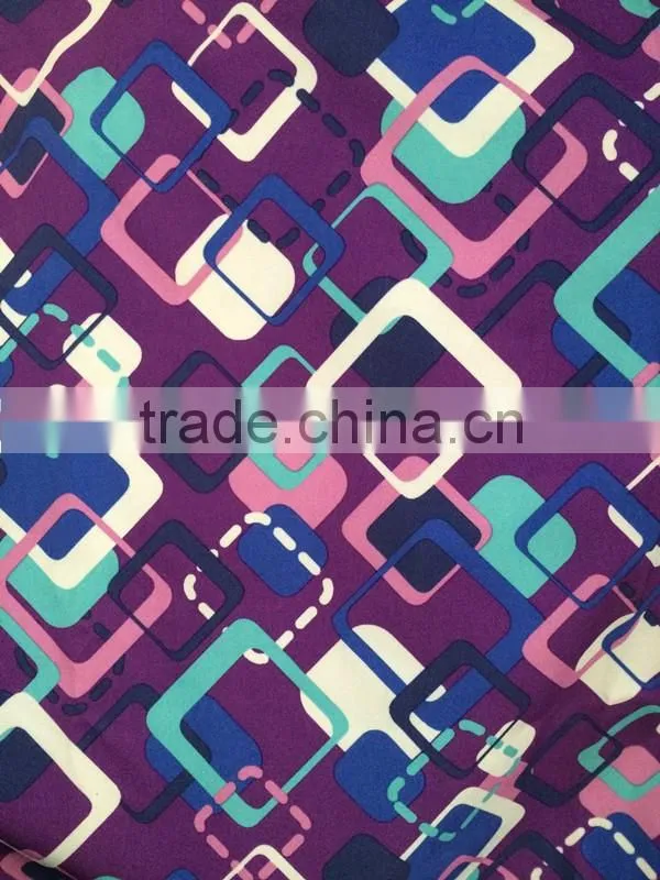Polyester Printed 4 Way Stretch Fabric