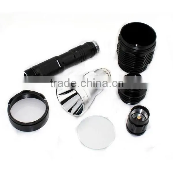 1145 10W High power T6 LED tactical flashlight 500lumen police flashlight torch