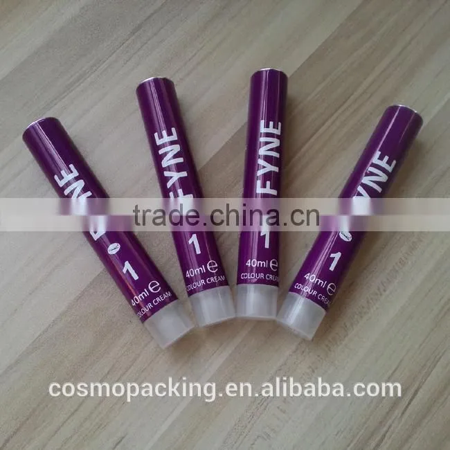 High Quality cosmetic aluminum tubes with Screw cap 40ml