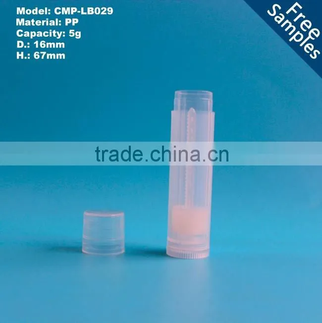 5g Clear LIP BALM ,Transparent lip balm bottle