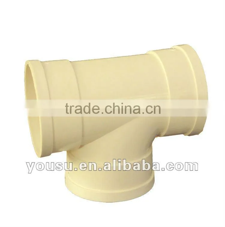 32mm double tee for pvc drain pipe fittings