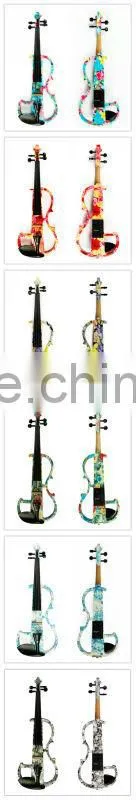 The 2013 new beautiful fashion colorful electric voilin SVE500