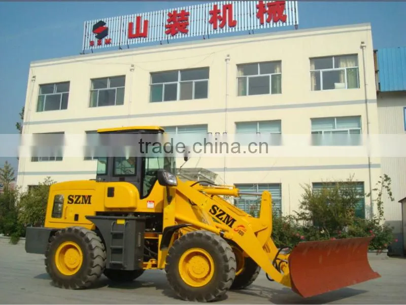 new type 2000kg wheel loader high quality 1.1m3 bucket capacity for Russia
