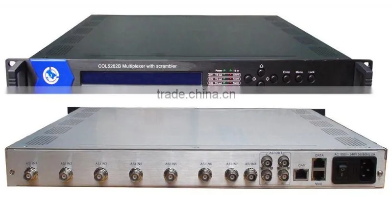 COL5282B digital catv tv multiplexer with Scrambler
