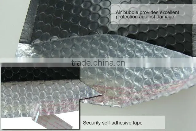 Matt Aluminum foil Bubble Mailer with Self-adhesive