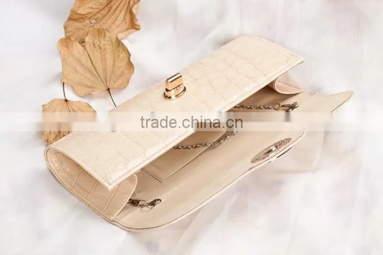 fashion Croco PU handbag evening bag