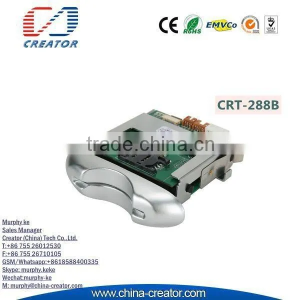 Contactless RFID/IC Kiosk CRT-288B Dip Manual Card Reader