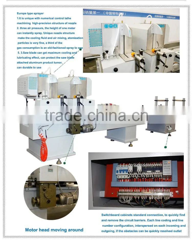 aluminium doors and window manufacturing machine