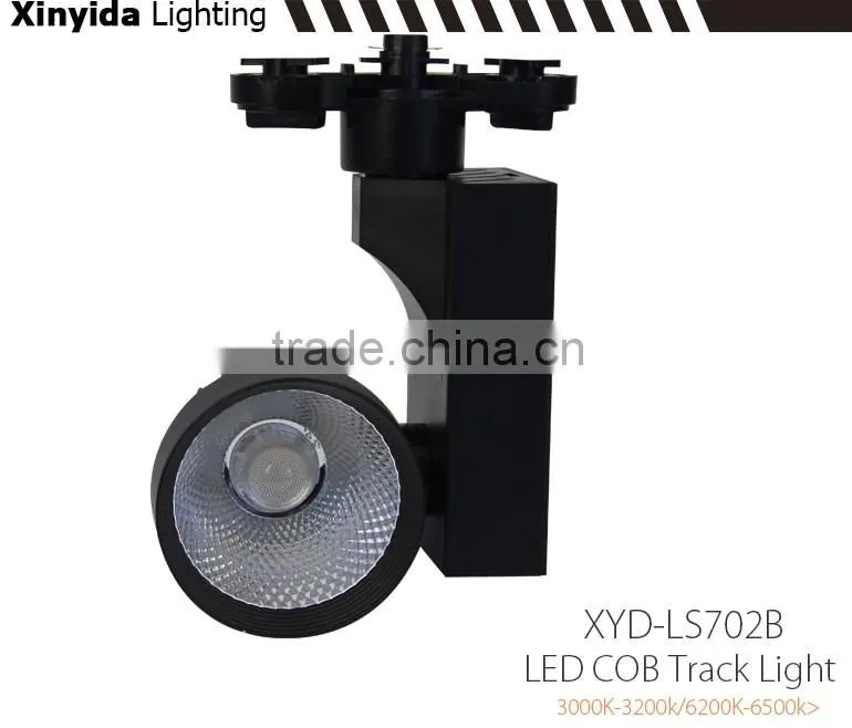 High CRI Heatsink Housing 30w dimmable led tracklight
