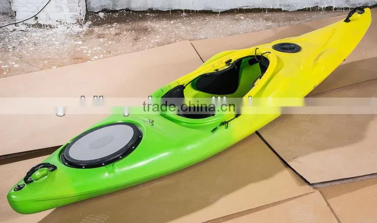 hot selling very fashion single sit in kayak & one person plastic kayak