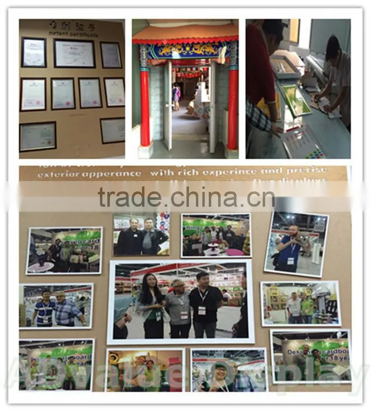 Exercise sport clothes cardboard sidekick display for supermarket fashion shop advertising for promotional sales