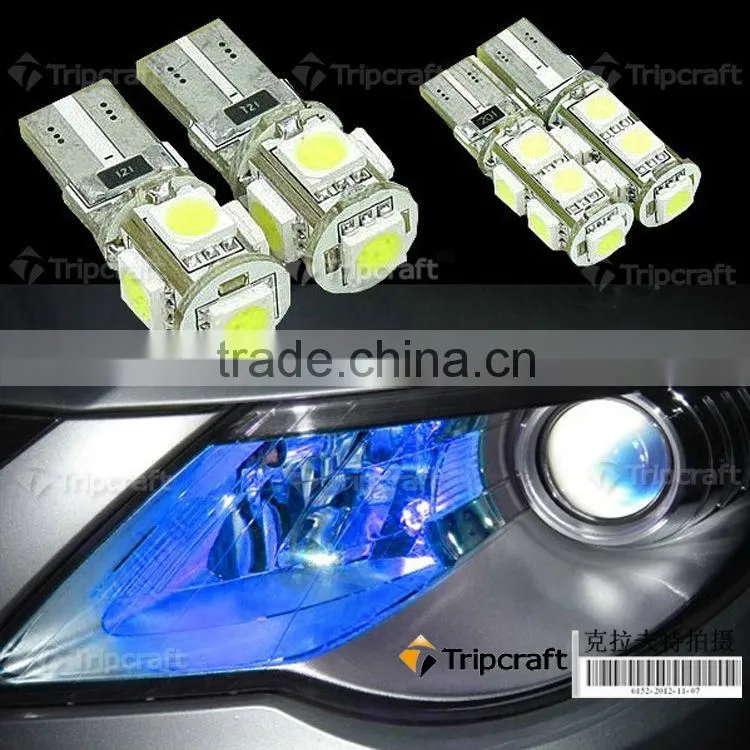 Hotsale T10 W5W 5SMD 5050 Car led strobe light led car accessory,auto light system