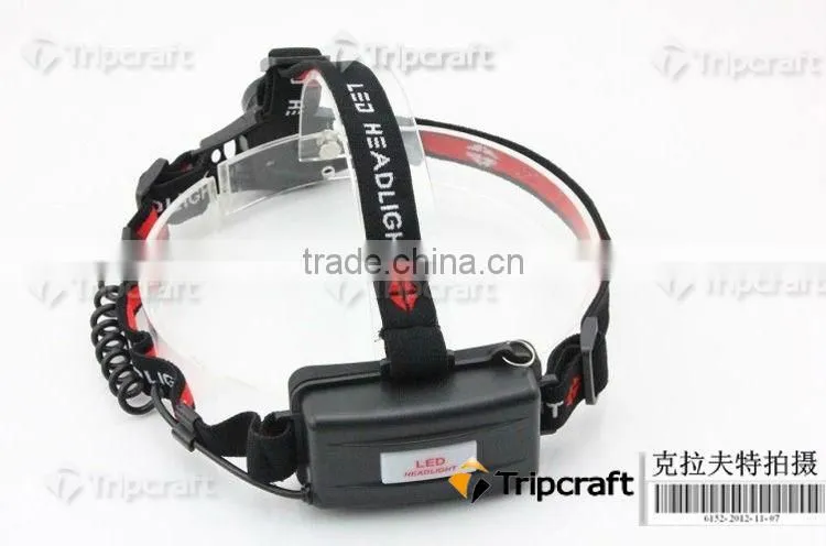 18650 Headlamp 5W 300Lm Q5 LED HeadLight 3Mode Waterproof Headlamp ZOOMABLE Hiking Headlight