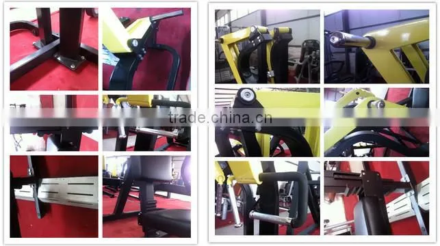 Pure strength plate loaded gym type LEG PRESS