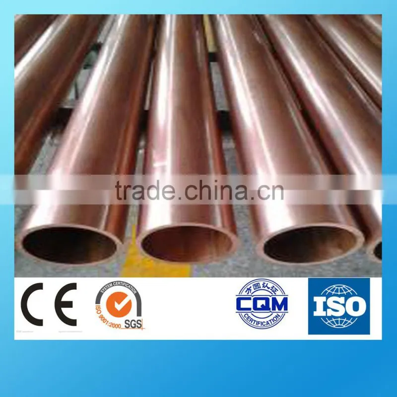 C11400 air conditioner copper pipe fittings / copper heat pipe