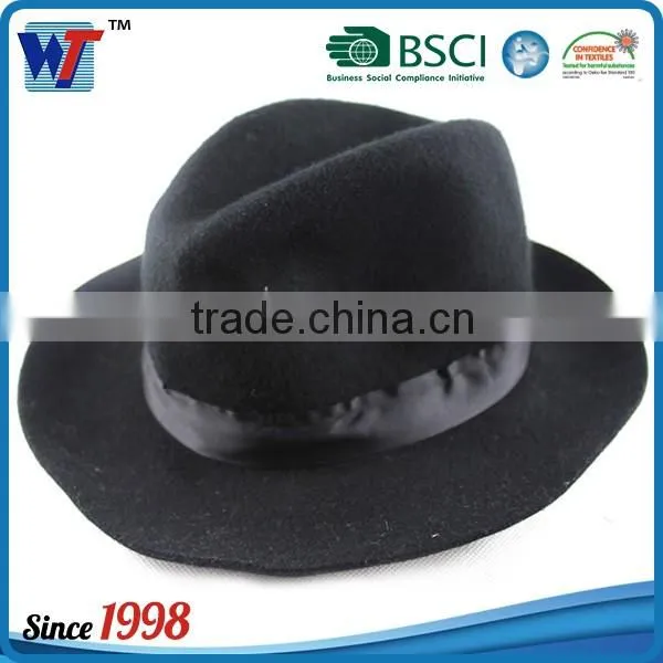 Cotton fedora mountain man felt hat wholesale felt hat
