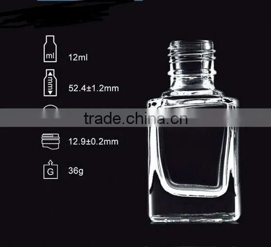 Glass Nail varnish Packaging /Nail cosmatic glass packaging